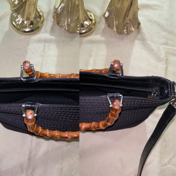 Gucci Bamboo Black Nylon Satchel with Strap. Discount in private - Picture 16 of 16